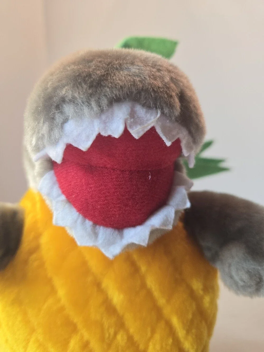 Vintage 90s Dole Promotional Dinosaur Pineapple Plush Pineosauraus